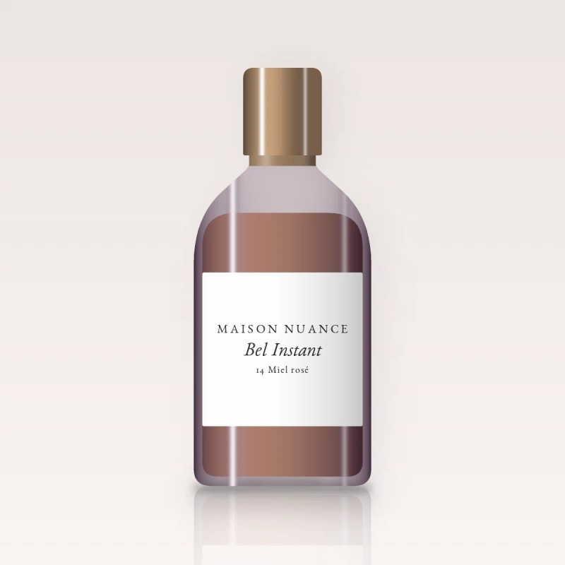 Fond de teint Bel Instant à l'allantoïne – Maison Nuance, flacon 30 ml, teinte 14 Miel rosé