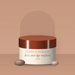 Soin anti-âge unifiant à l'extrait d'edelweiss – Terre d'Ocrelle, photo d'ambiance