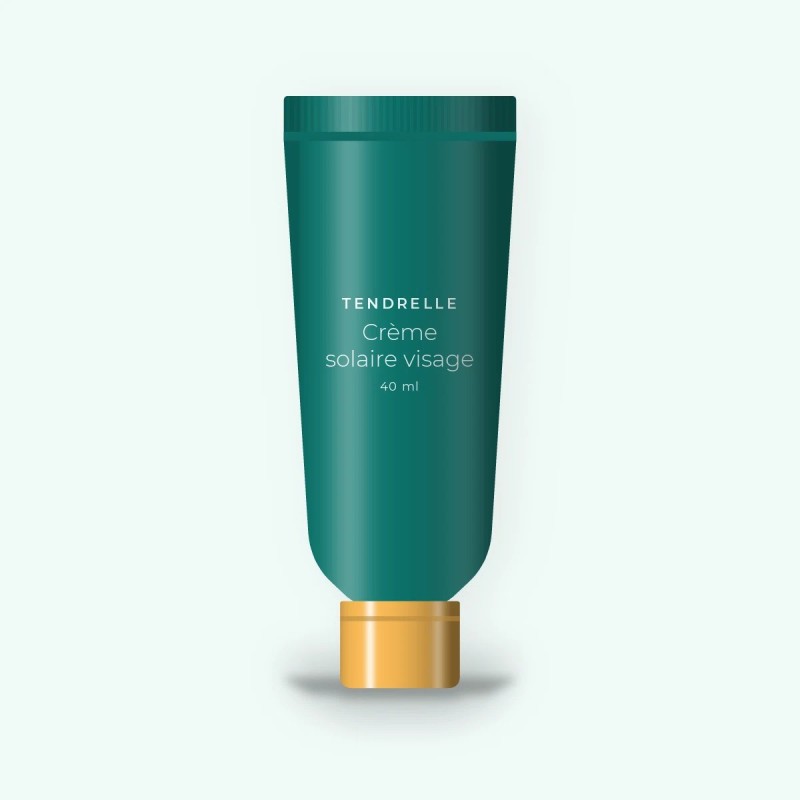 Crème solaire visage anti-taches au bisabolol SPF 30 – Tendrelle, tube 40 ml