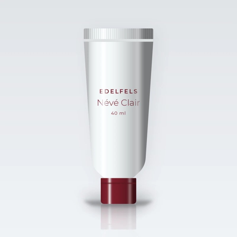 Névé Clair crème solaire visage unifiante SPF 50 – Edelfels, tube 40 ml