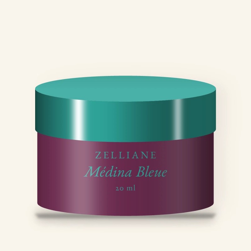 Contour des yeux anti-fatigue Médina Bleue – Zelliane, pot 20 ml