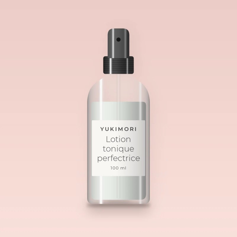 Lotion tonique perfectrice à l'eau de fleur d'oranger – Yukimori, flacon spray 100 ml