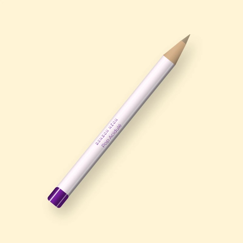 Crayon à sourcils Pop Acidulé longue durée – Bonbon Néon, 0,1 g, teinte 01 Blond cendré