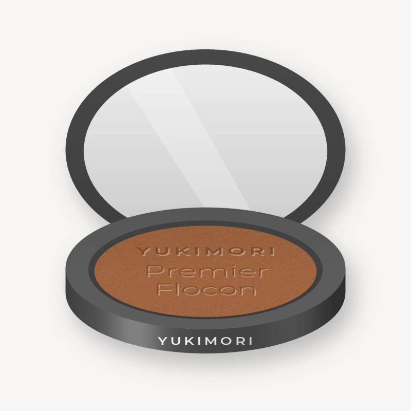 Terre de soleil Premier Flocon à l'huile d'argan – Yukimori, boîtier 10 g, teinte 07 Cannelle