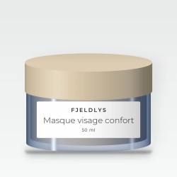 Masque visage confort à l'extrait d'avoine – Fjeldlys, pot 50 ml