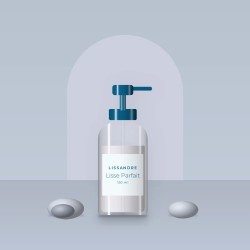 Crème coiffante Lisse Parfait aux protéines de blé – Lissandre, photo d'ambiance
