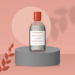 Nettoyant visage hydratant à l'extrait d'hamamélis – Yukimori, photo d'ambiance