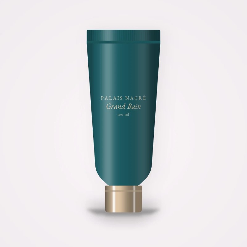 Crème mains Grand Bain haute nutrition – Palais Nacré, tube 100 ml