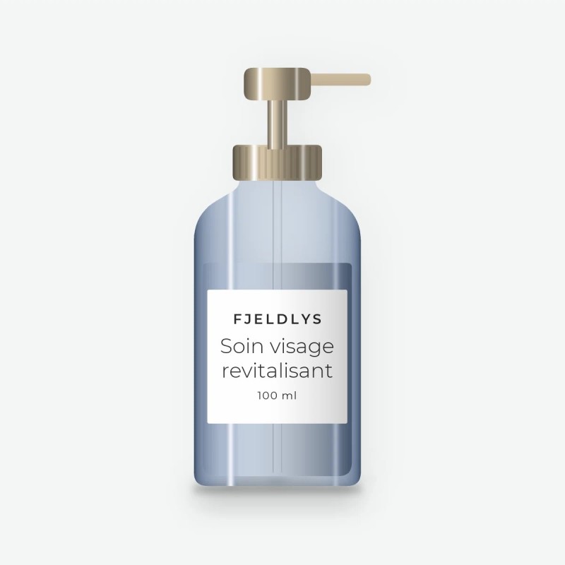 Soin visage revitalisant au concombre pour homme – Fjeldlys, flacon-pompe 100 ml