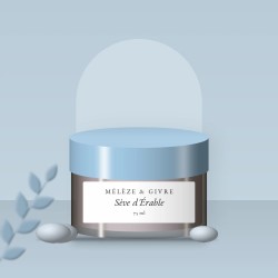 Crème coiffante Sève d'Érable à la cire de riz – Mélèze & Givre, photo d'ambiance