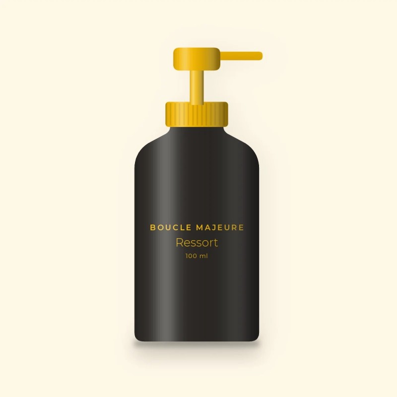 Soin sans rinçage fraîcheur Ressort – Boucle Majeure, flacon-pompe 100 ml