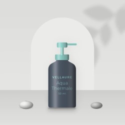 Crème solaire visage toucher sec Aqua Thermale SPF 30 – Vellaure, photo d'ambiance