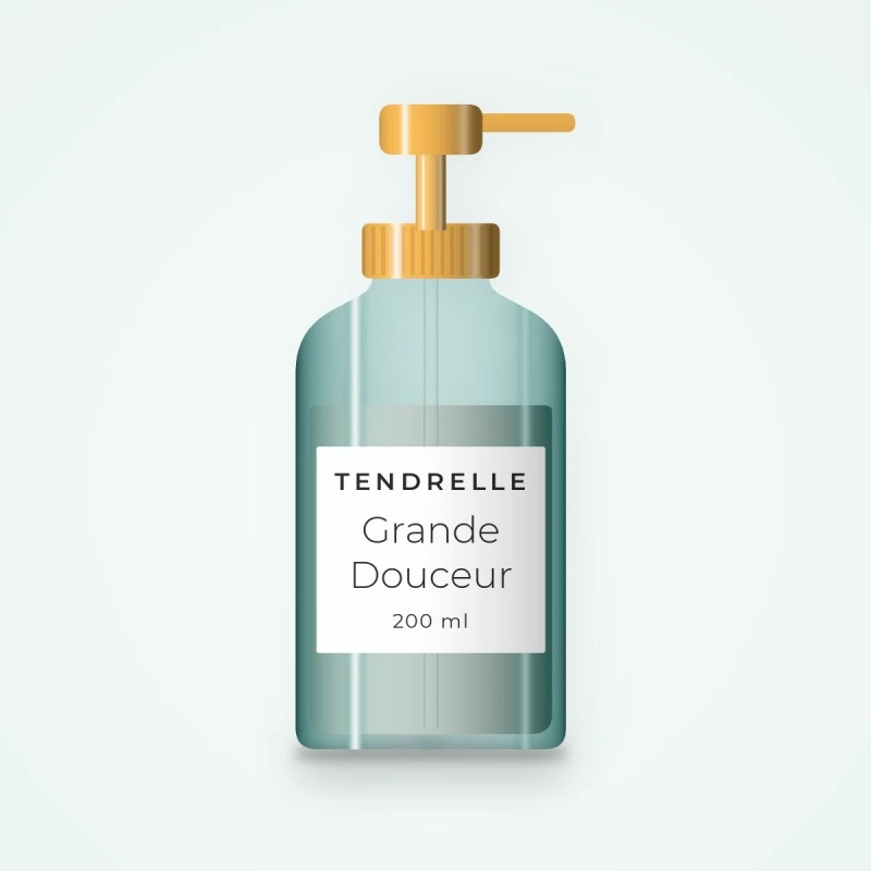 Lait corps Grande Douceur à la vitamine E – Tendrelle, flacon-pompe 200 ml