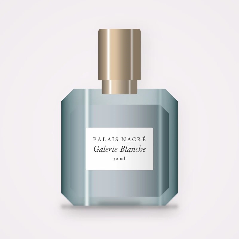 Parfum Galerie Blanche pétillant à la fleur d'oranger – Palais Nacré, flacon 30 ml