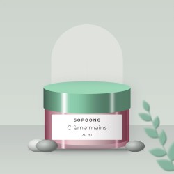 Crème mains anti-dessèchement à la provitamine B5 – Sopoong, photo d'ambiance