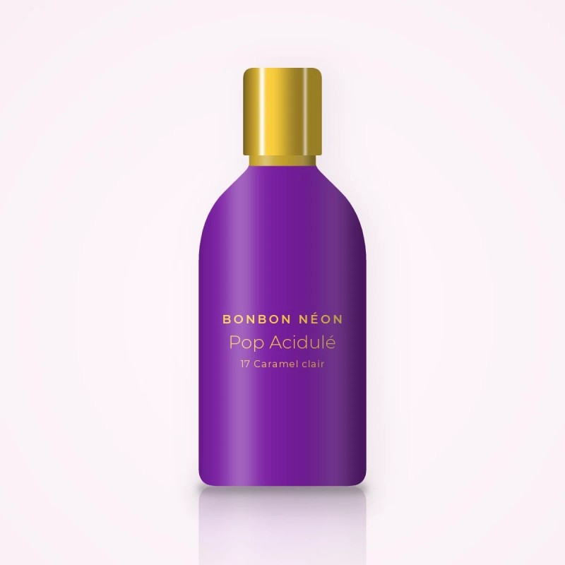 Fond de teint Pop Acidulé tenue extrême – Bonbon Néon, flacon 35 ml, teinte 17 Caramel clair