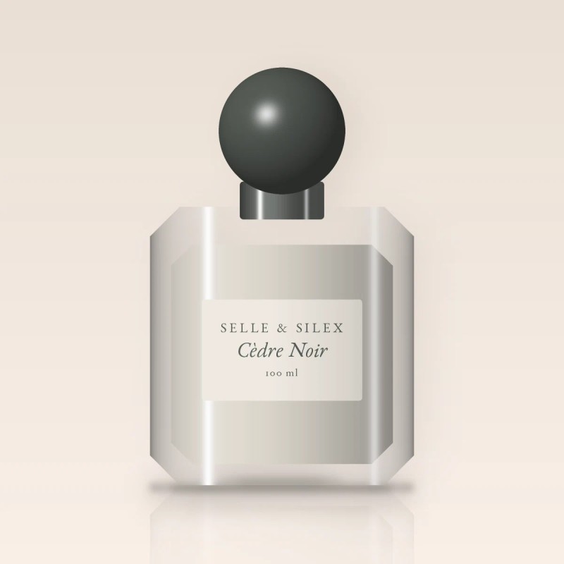 Parfum Cèdre Noir à la cardamome – Selle & Silex, flacon 100 ml