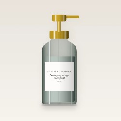 Nettoyant visage matifiant à l'huile de tournesol – Atelier Verdure, flacon-pompe 150 ml