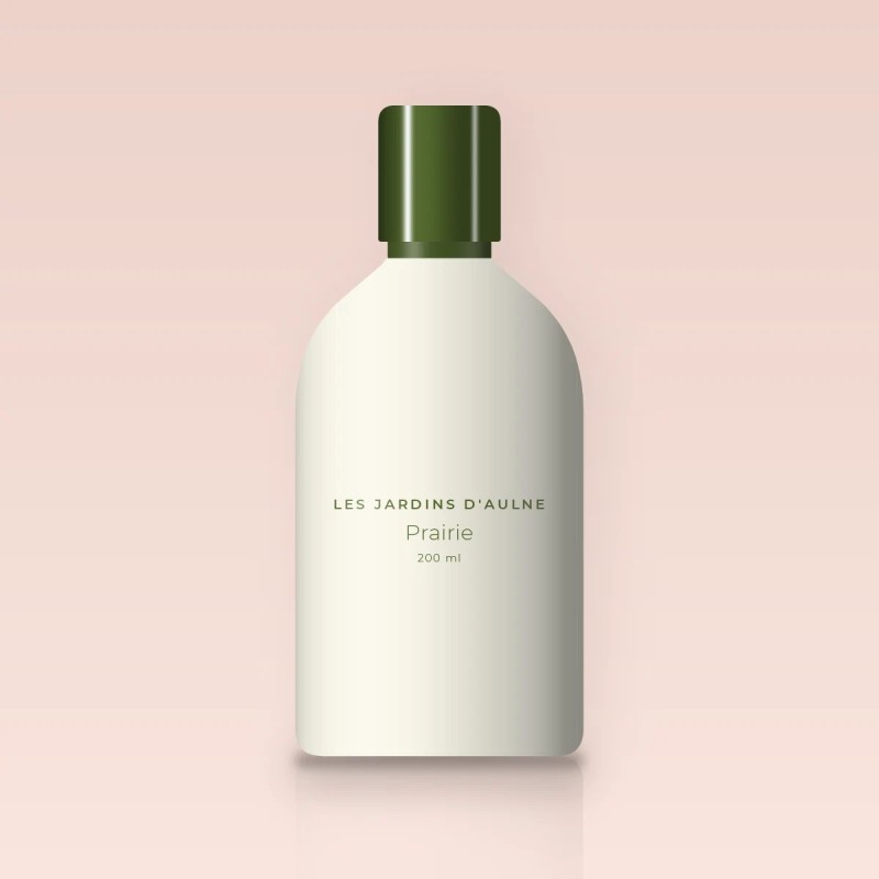 Lait corps Prairie à l'eau de coco – Les Jardins d'Aulne, flacon 200 ml