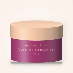 Gommage corps velours à l'huile d'argan – Mousse Câline, pot 150 g