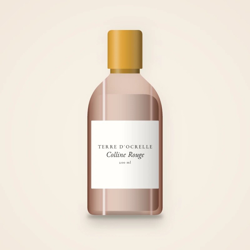 Lait corps Colline Rouge riche – Terre d'Ocrelle, flacon 200 ml