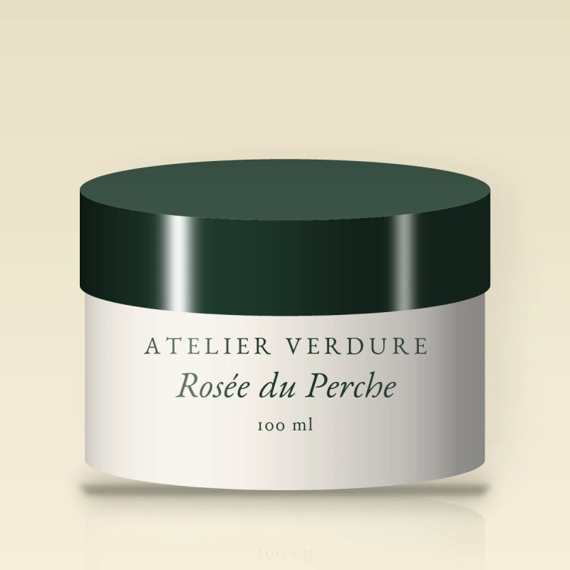 Gommage visage Rosée du Perche à la poudre d'amande – Atelier Verdure, pot 100 ml
