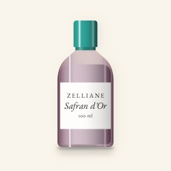 Lotion tonique Safran d'Or à l'hydrolat de romarin – Zelliane, flacon 100 ml