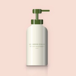 Sérum nourrissant à l'extrait de réglisse – Les Jardins d'Aulne, flacon-pompe 50 ml