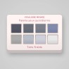 Palette yeux quotidienne au beurre de karité – Coulisse Rouge, 12 × 1 g, teinte Tons froids
