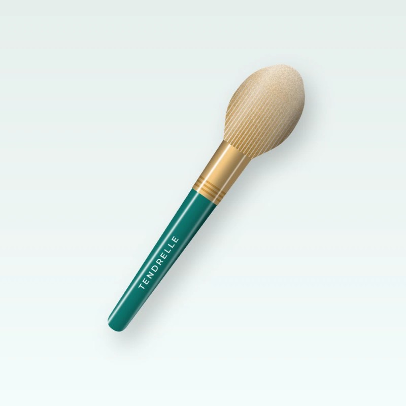 Brosse de finition Grande Douceur en bois de buis – Tendrelle, vue de face