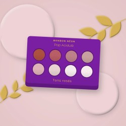 Palette yeux Pop Acidulé haute pigmentation – Bonbon Néon, photo d'ambiance