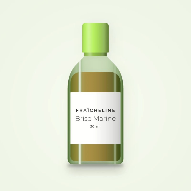 Huile à barbe Brise Marine authentique – Fraîcheline, flacon 30 ml