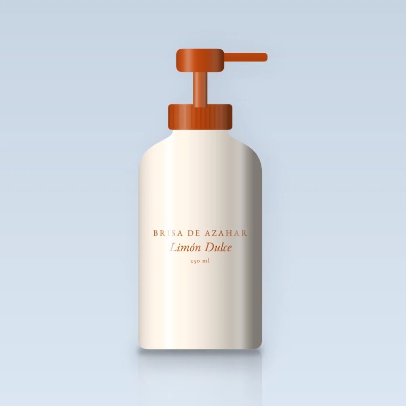 Shampooing lissant Limón Dulce – Brisa de Azahar, flacon-pompe 250 ml