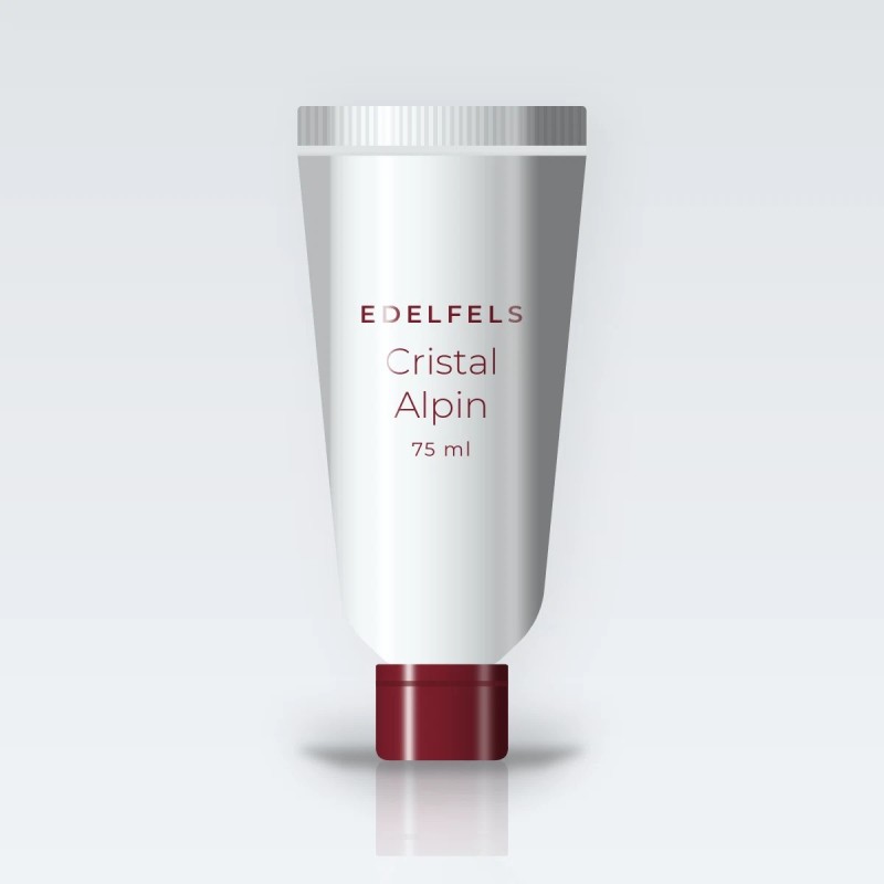 Crème hydratante Cristal Alpin au complexe de céramides – Edelfels, tube 75 ml