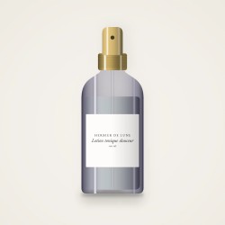 Lotion tonique douceur à l'eau de bleuet – Herbier de Lune, flacon spray 100 ml