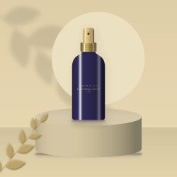 Lotion tonique douceur à l'eau de bleuet – Herbier de Lune, photo d'ambiance