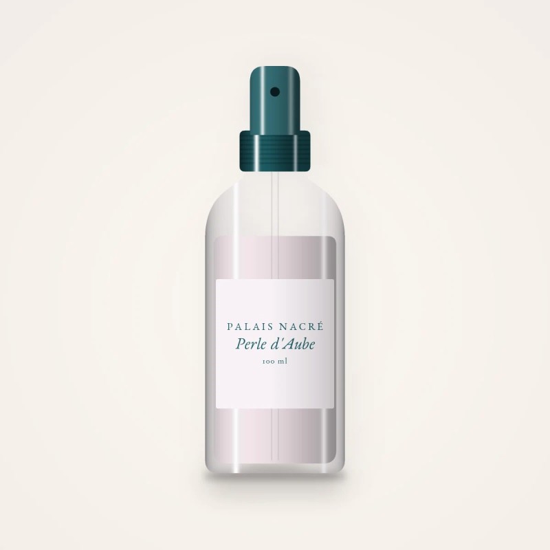 Brume Perle d'Aube au basilic – Palais Nacré, flacon spray 100 ml