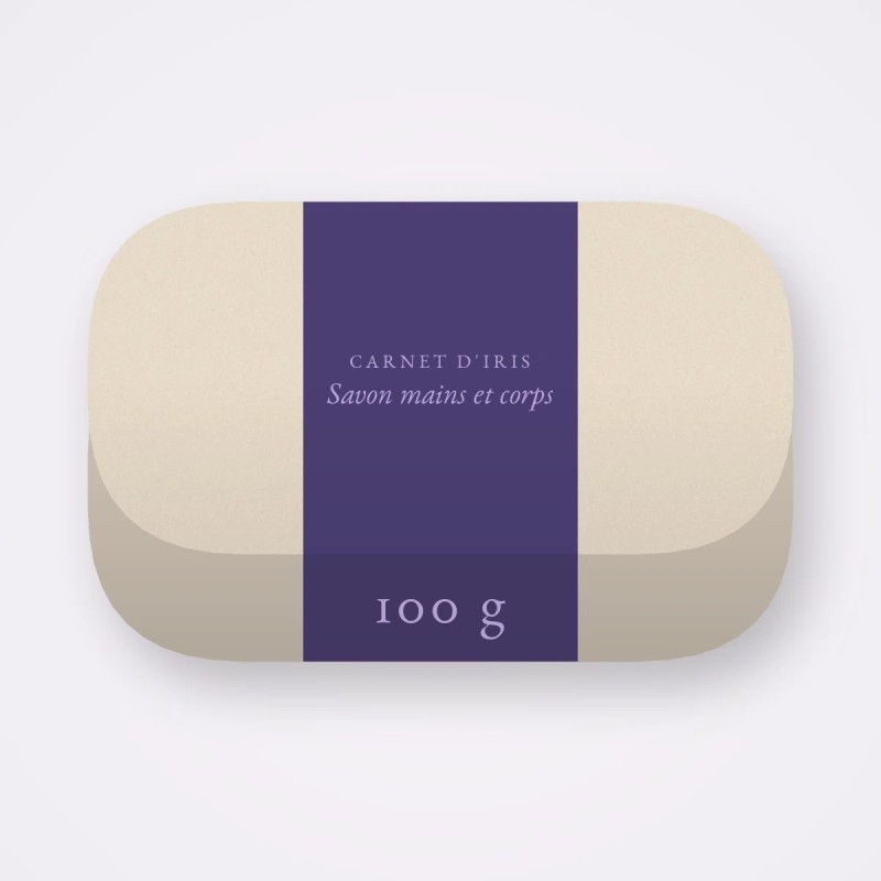 Savon surgras mains et corps au beurre de murumuru – Carnet d'Iris, pain 100 g