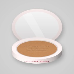 Terre de soleil effet bronzé à la vitamine E – Coulisse Rouge, boîtier 10 g, teinte 04 Miel