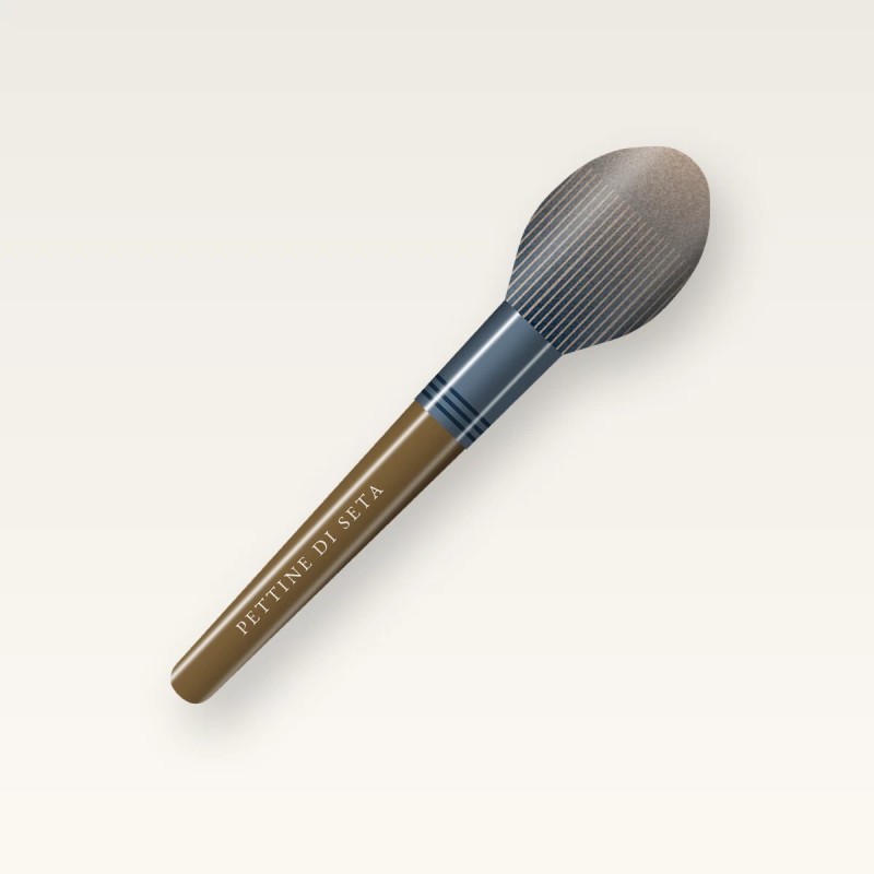 Brosse extra-douce en bois d'olivier – Pettine di Seta, vue de face