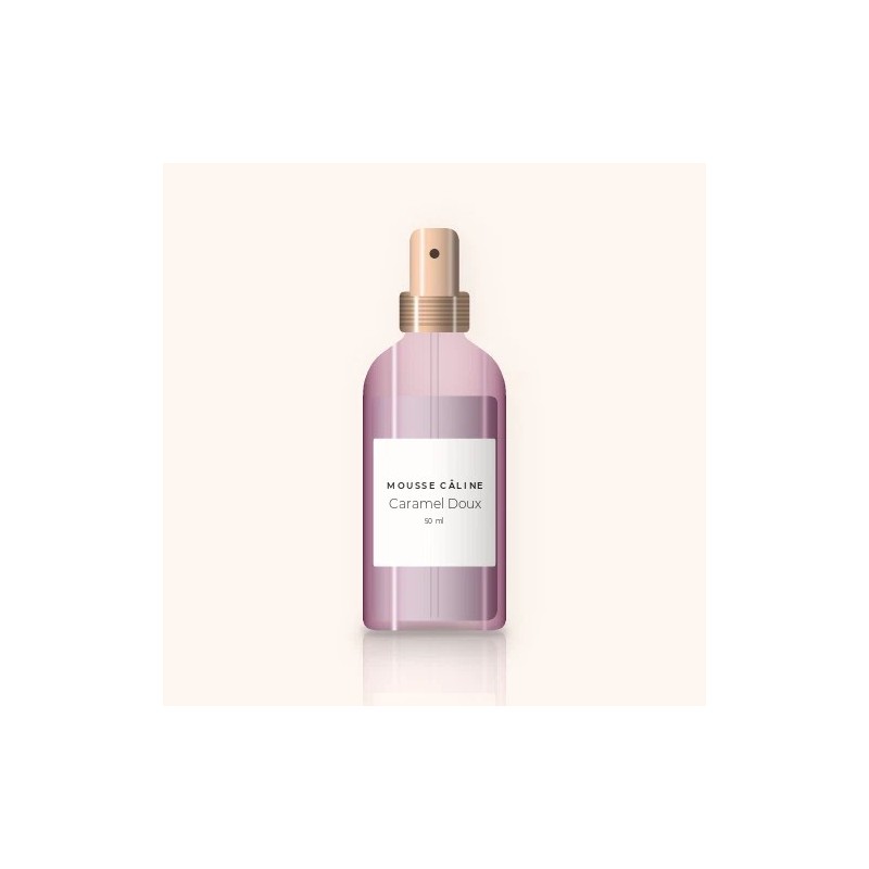 Déodorant Caramel Doux délicat – Mousse Câline, flacon spray 50 ml