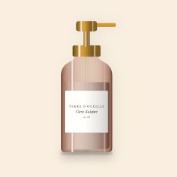 Nettoyant visage Ocre Solaire au charbon végétal – Terre d'Ocrelle, flacon-pompe 150 ml