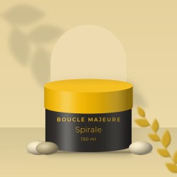 Masque capillaire revitalisant Spirale – Boucle Majeure, photo d'ambiance