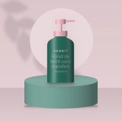 Fond de teint sans transfert aux peptides – Sanbit, photo d'ambiance