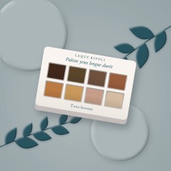 Palette yeux longue durée à l'huile de raisin – Laque Rivoli, photo d'ambiance