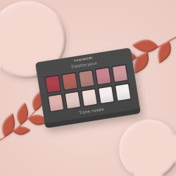 Palette yeux haute pigmentation à la poudre de riz Pluie Fine 12 × 1 g – Yukimori, photo d'ambiance