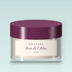 Masque capillaire Rose de l'Atlas à l'aloe vera – Zelliane, pot 150 ml