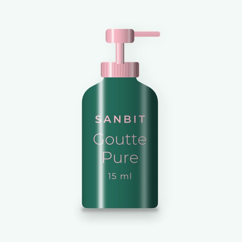 Contour des yeux repulpant Goutte Pure – Sanbit, flacon-pompe 15 ml