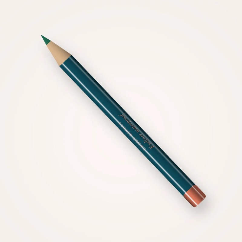 Eyeliner waterproof à l'huile de macadamia – Laque Rivoli, crayon 1,2 g, teinte Vert émeraude