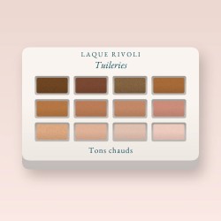 Palette yeux Tuileries ultra-pigmentée – Laque Rivoli, 9 × 1 g, teinte Tons chauds